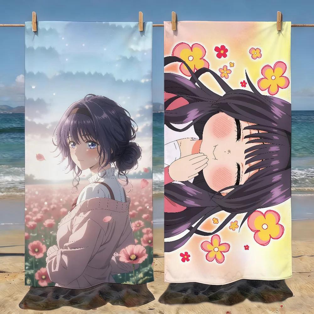 Anime K-Kaoruko W-Waguri Towel Soft Pool Gift For Travel Gym Shower Camping Quick Dry Sports Beach Towels