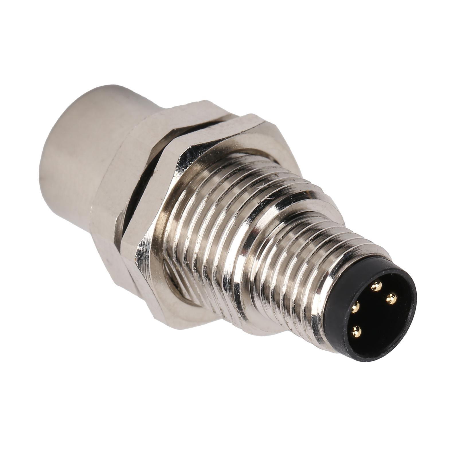 

M8I4 Brass Industrial Connector Adapter M8 IP67 Waterproof Connector 4pin Plug Adapter