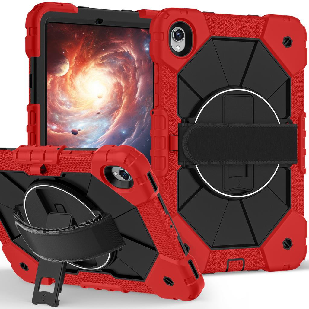 For Samsung Tab Case S11 S10 S9 FE A11 A9 Plus A7 Lite Tablet Stand Case Thick Shockproof with Rotating Strap Kickstand Cover