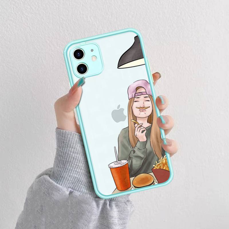 Pouzdro na telefon Girls Bff Best Friends Forever pro iPhone X XR XS 7 8 Plus 11 12 13 pro MAX 13mini průhledné matné pouzdro