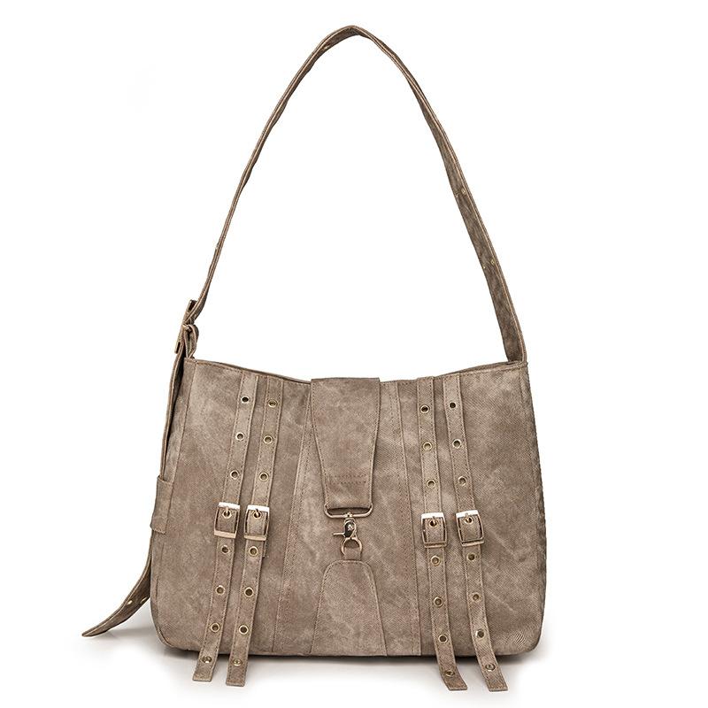 

Новая женская сумка для мамы большой вместимости из вымытой кожи модная на плечо портативная сумка-мессенджер повседневная женская сумка хаки