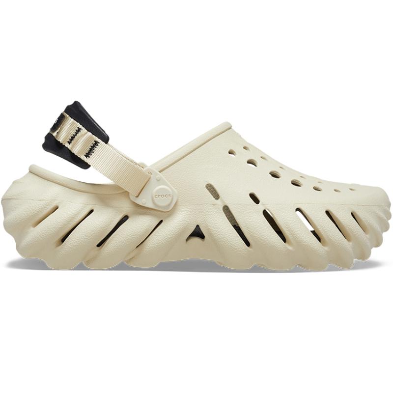 Crocs EVA Bobo Lightweight Non-Slip Sports Sandals Unisex Beige Black