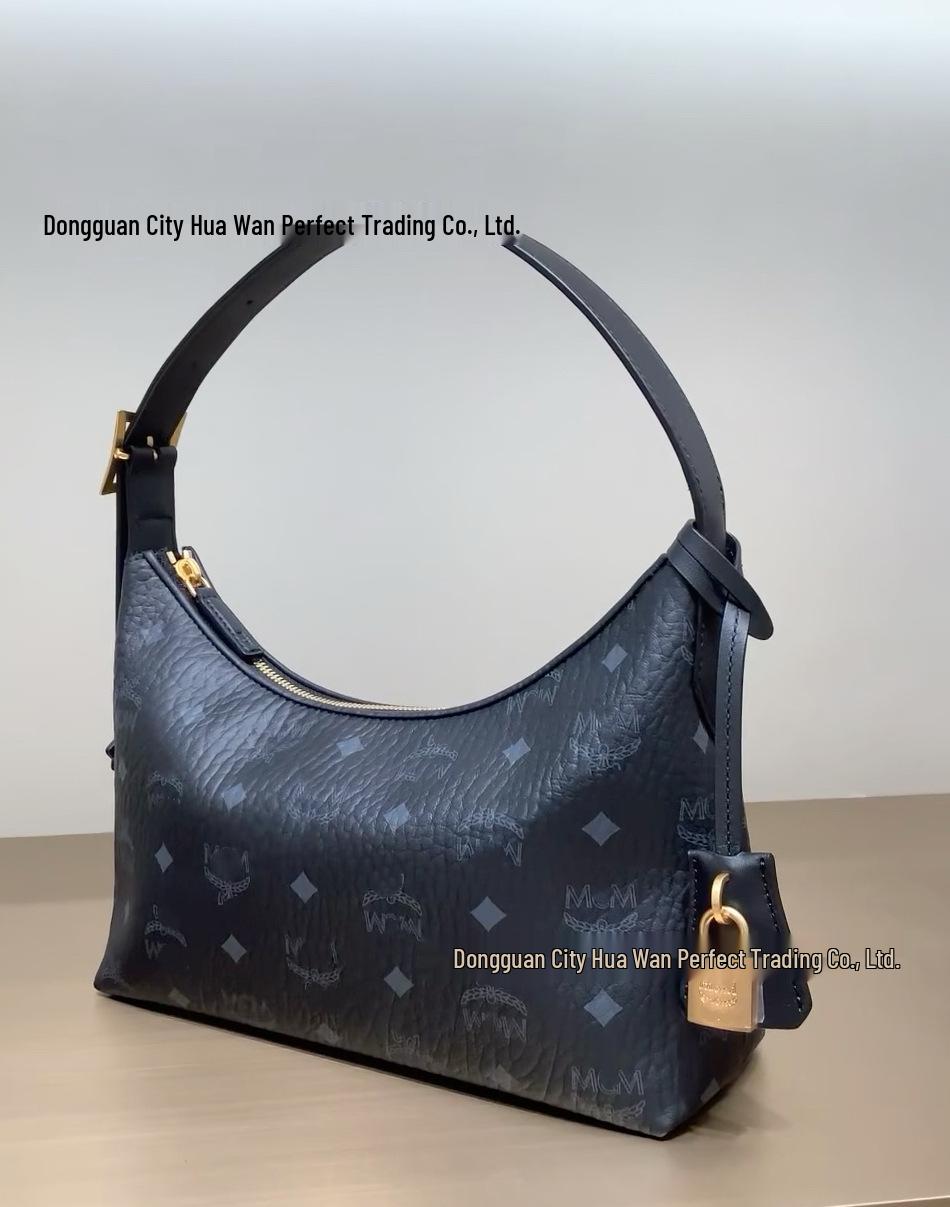 

Сумка M Brand Classic Monogram із золотим замком, маленька, на плече, крос-боді та під пахву 26x9.5x19 cm