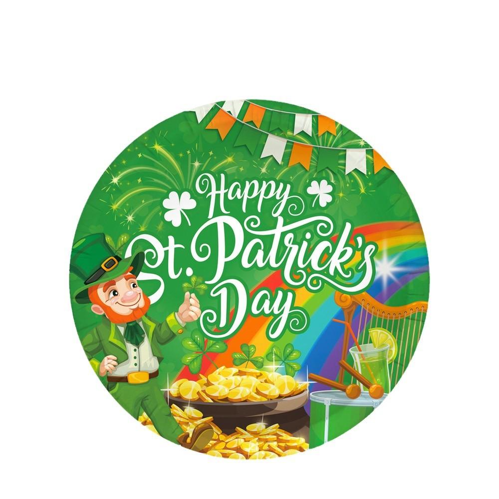 St. Patrick'S Day Party Supplies St. Patrick'S Party Decoration Arrangements Props Banners Disposable Tableware