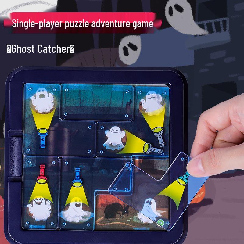 Ghost Catcher Mainland Edition: Children's Flashlight Monster Toy & Puzzle Game for Ages 3-6