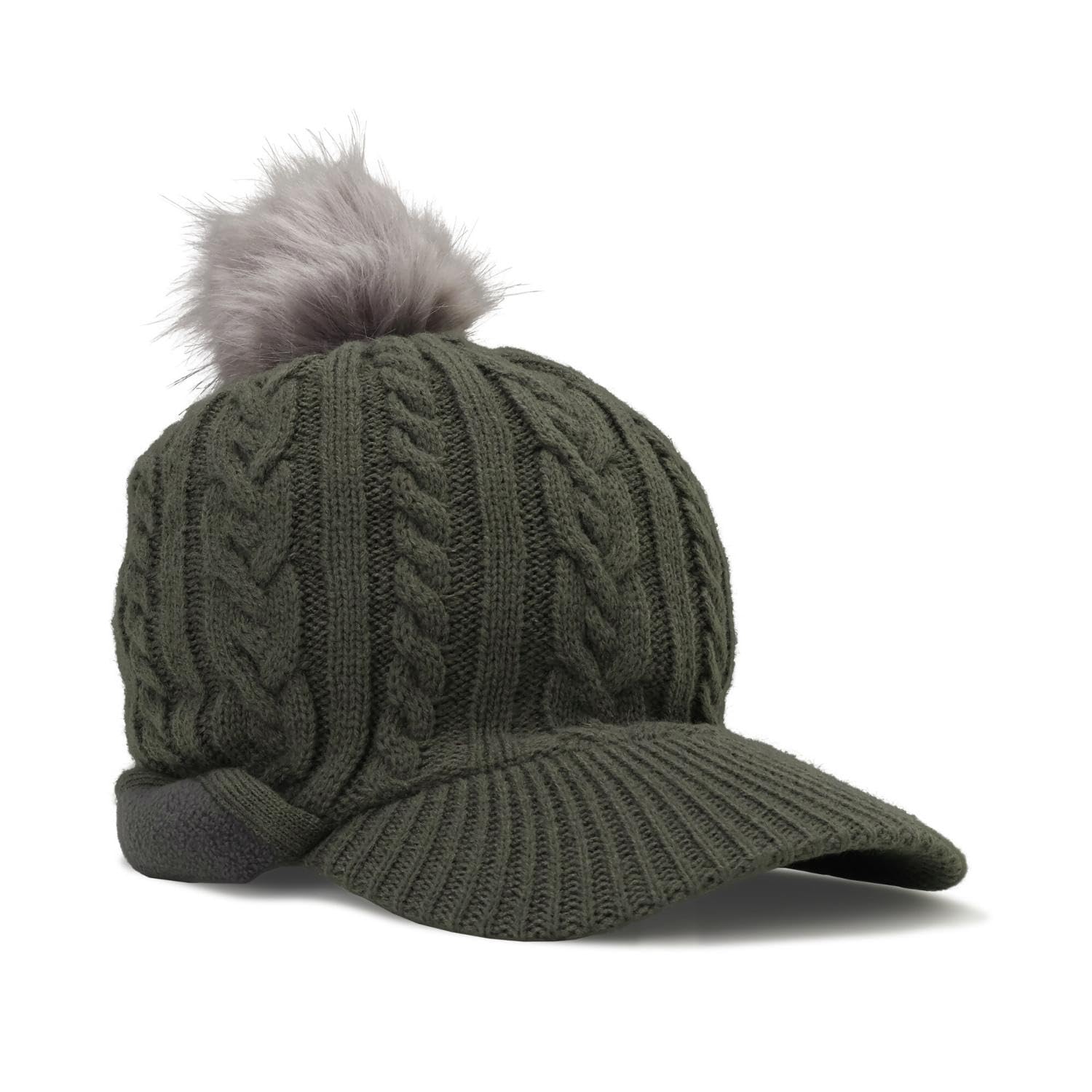 Golf Metal Cat Knit Visor Dark Grey [Puma] Women s Cap_02713602_Cool