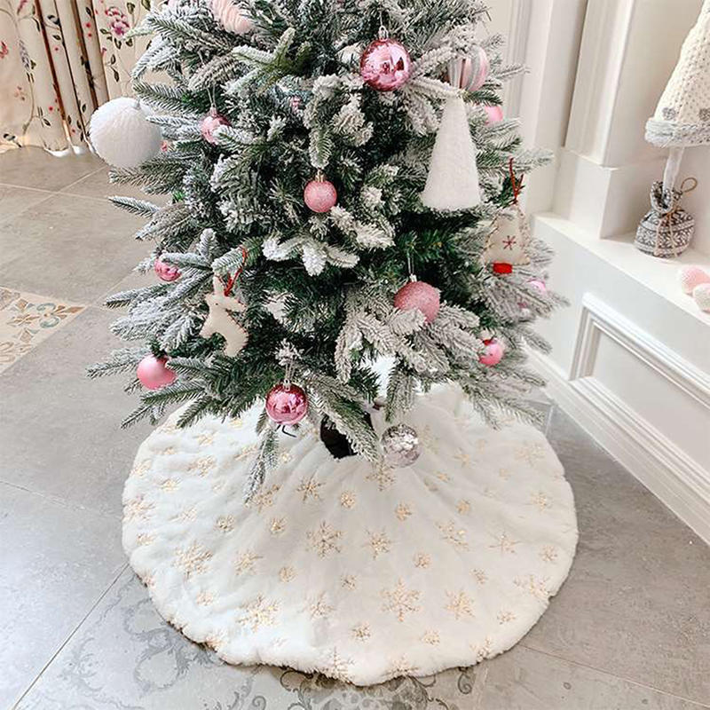 Creative Christmas Tree Skirt Christmas Trees Foot Carpet High-Quality Skirts Mat New Year Household Party Supplies