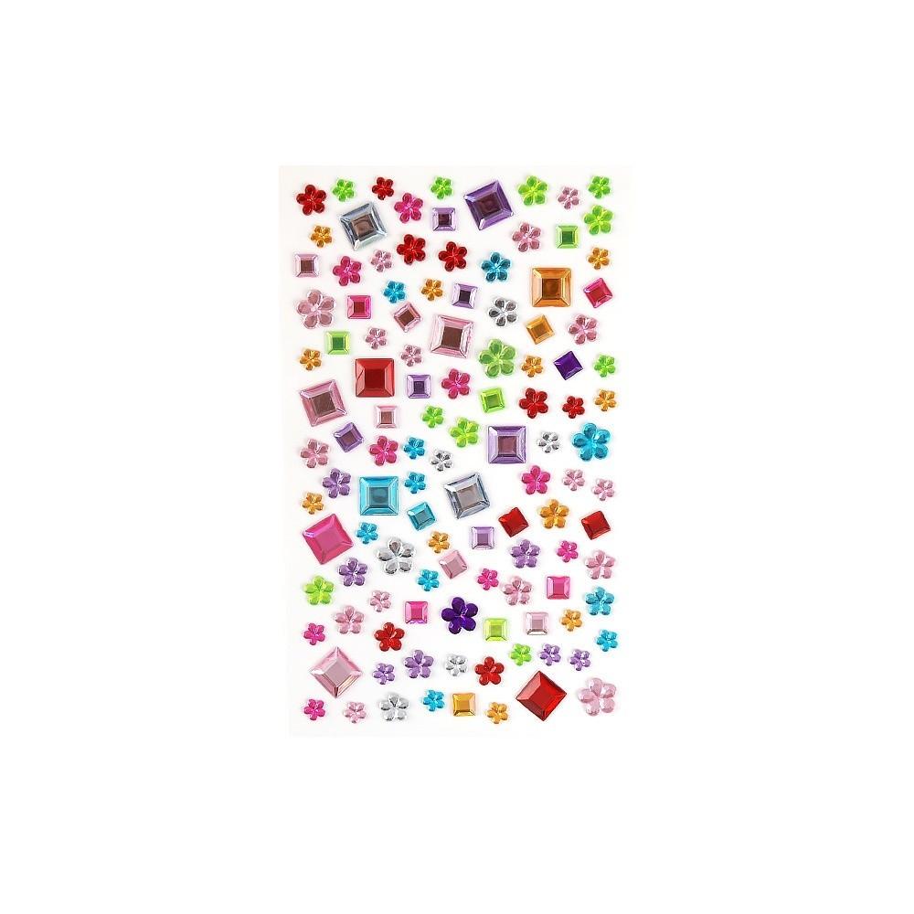12 Blatt Zufällige Farbe Funkelnder Aufkleber Kristall Edelstein Aufkleber Zum Aufkleben auf Alle Arten von Gegenständen