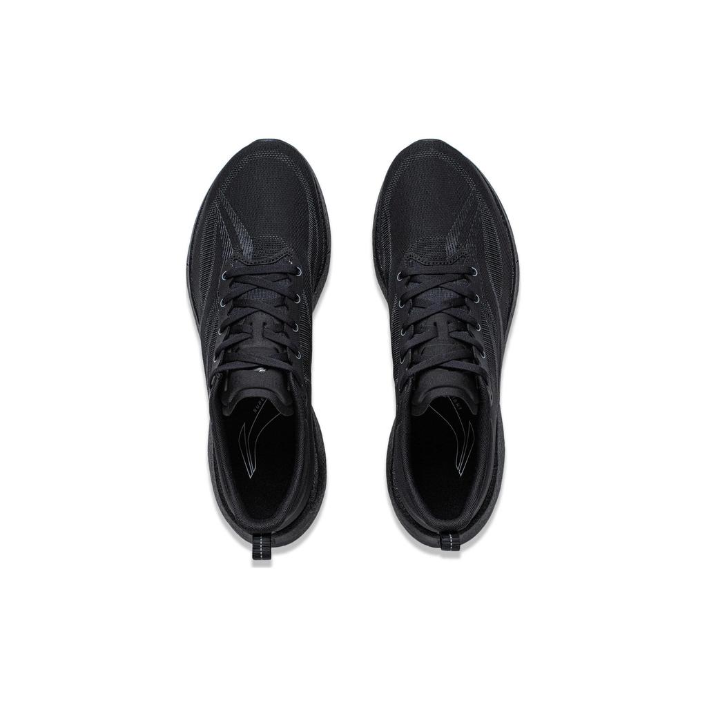 Li Ning Super Light 21 Cushioning Slip Resistant Abrasion Resistant Breathable Low top Running Shoes Men's Black ARBU001-3