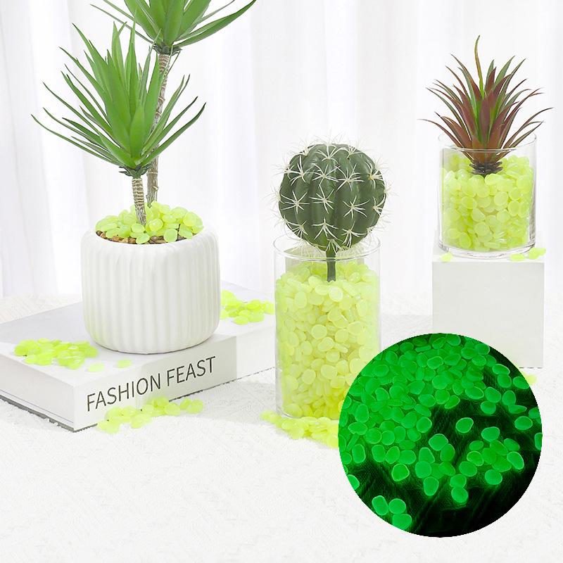 1cm Luminous Fluorescent Stones for Aquarium and Garden Landscaping