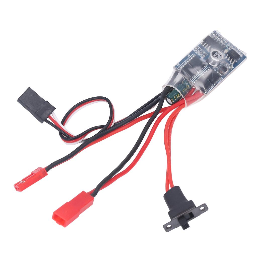 RC Brushed ESC Electronic Components 30A 2khz Two Way RC Car Accessories for 1/16 1/18 1/24 RC Boat