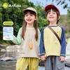 Moisture-Wicking Quick-Dry Kids' Sun Protection T-Shirt - Dududu Spring Collection for Boys, Girls & Parent-Child