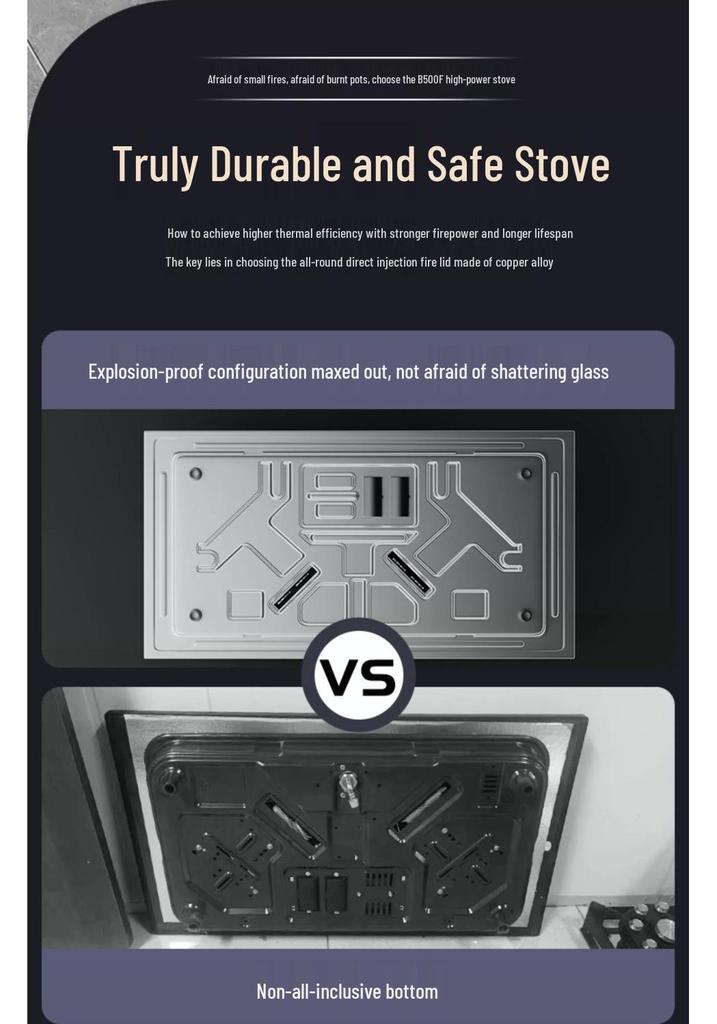 Good Wife Double Burner Gas Stove: Tabletop & Embedded, for Natural or Liquefied Petroleum Gas