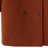 Damen Plus Size Wolljacke Zweireihig Umlegekragen Mantel Einfarbig Locker Thermisch Langärmelig Frühling Herbst Winter Pendeln Verabredung