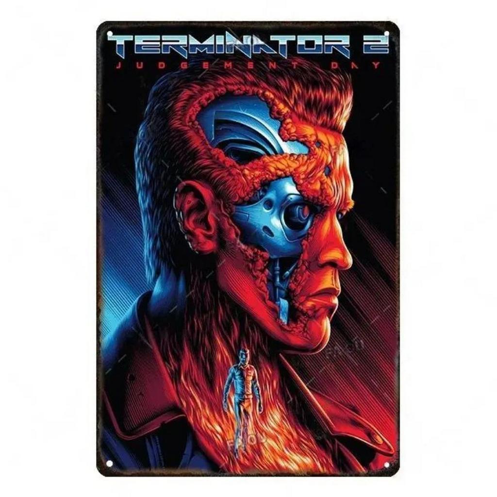 Metal Tin Signs Plaque Classic Movie Wall Decoration Vintage Art Posters Iron Painting for Man Cave Home Cafe Garden Club Bar