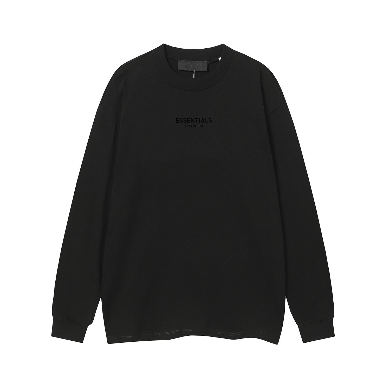 F128 FOG Essentials Letters Logo Crewneck Sweatshirt Casual Streetwear - Unisex Streetwear Pullover S