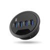 USB 3.0 Desk Hub: 4-Port Extender with Charging & External Power