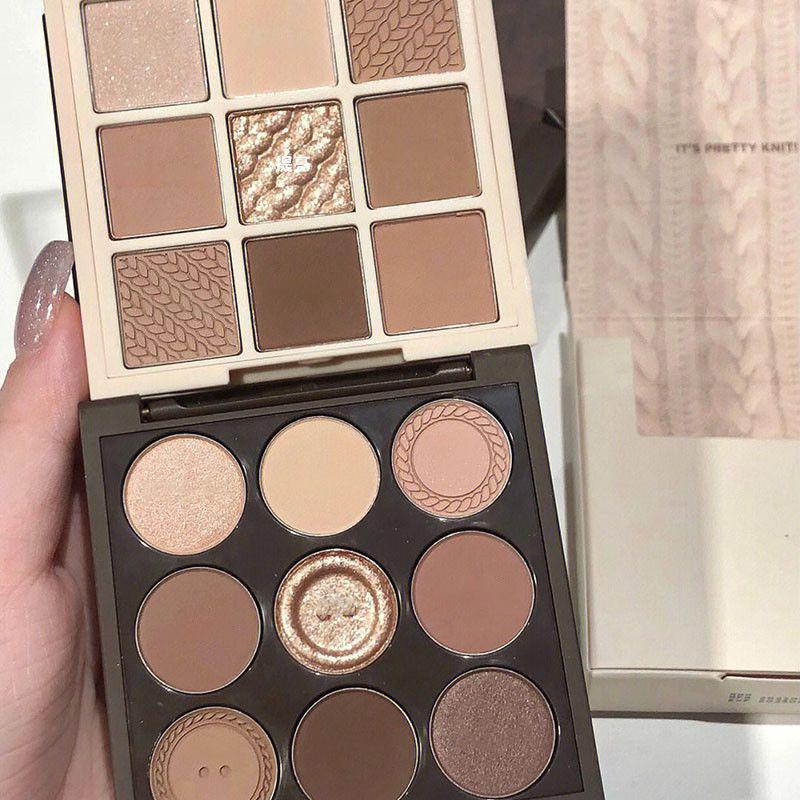 9 Eyeshadow Daily Makeup Brown Eye Shadow Palette Shimmer Matte Lasting Pearl Fine Shimmer Earth Eye Shadow Korean