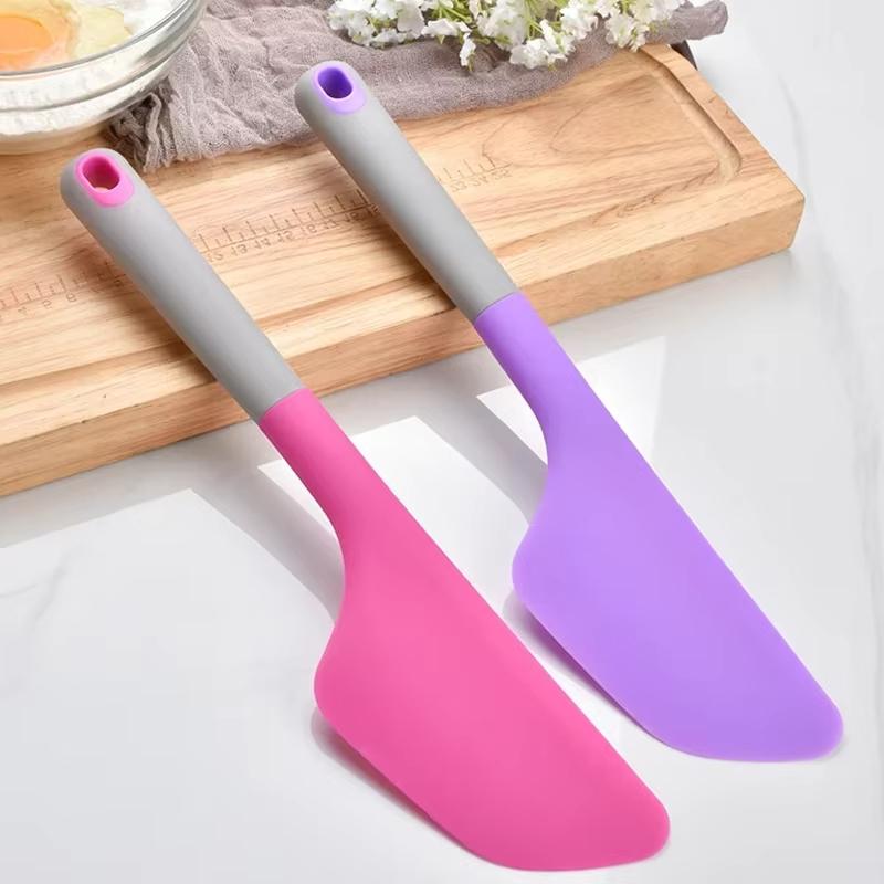Silicone Spatula Heat Resistant Cake Cream Butter Stirring Spatulas Mixing Batter Scraper Kitchen Baking Cooking Tools