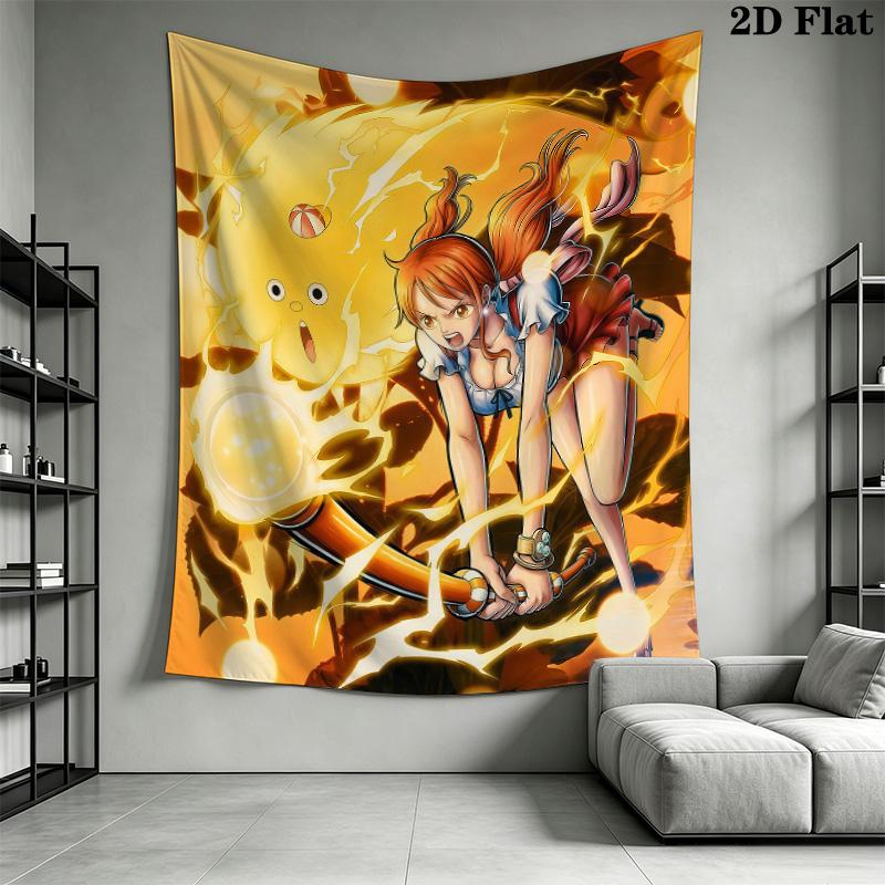 Nami Wall Tapestry Aesthetic Wall Hanging Printed Fabric Blanket Decorative Tapestries For Bedroom Living Room Home Decor