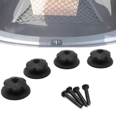 4PCS Organizér zadního zavazadlového prostoru do auta Náhradní háčky Sada montážního hardwaru 2 způsoby instalace příslušenství do auta