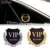 Car Styling 3D VIP Motors Emblem Badge Decal Car Trunk Metal Zinc Alloy Emblem Rear Body Tailgate Accessory Adhesive Badge