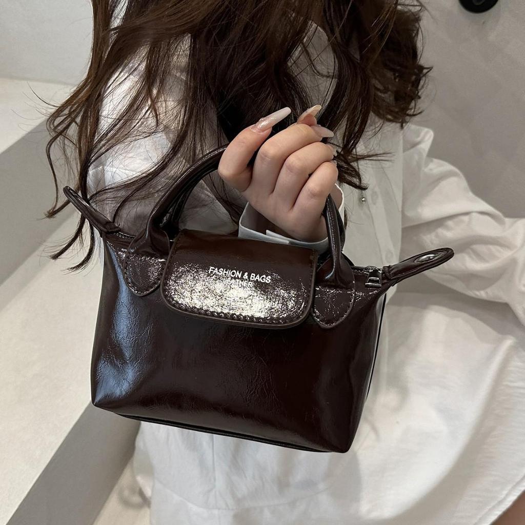 2025 Stylish Dumpling Crossbody & Shoulder Bag - Trendy Niche Design Ladies' Bucket Bag
