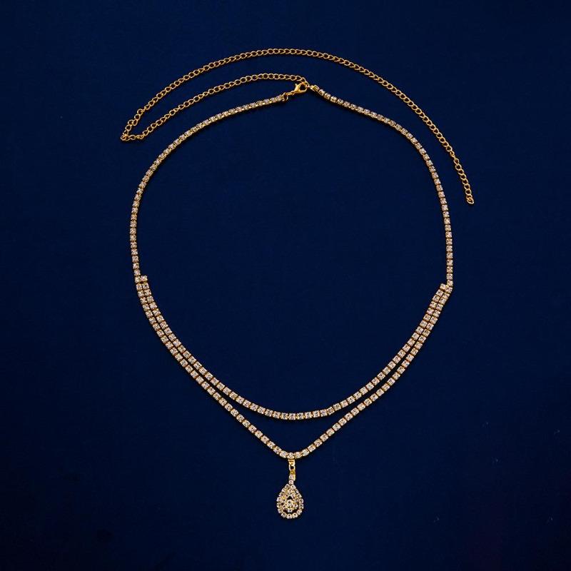 Claw Chain Rhinestone Water Drop Waist Chain Sexy Personality Pendant Waist Jewelry Body Chain Niche Fashion Women'S Chain Belt