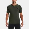 Under Armour Graphic Print Loose Fit Sports T-Shirt Men Tops Green 1363558-310