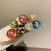 Metal Gold Color Women Hairpins Hair Accessories Gift Gold Foil Starry Sky Hair Clips Hair Sticks Fashion Jewelry
