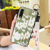 Wrist Strap Flower Phone Case For LG Velvet 4G/5G Shockproof Waterproof Soft Case Fashion Design Anti-dust Kickstand