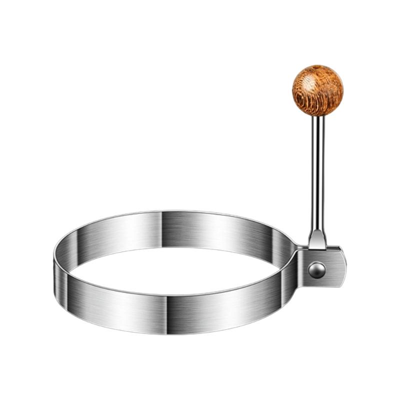 Love-shaped Fried Egg Mold 5 PCS Thickened Stainless Steel Omelet Model Poached Egg Mold Creative Fried Egg Mold Egg Tools