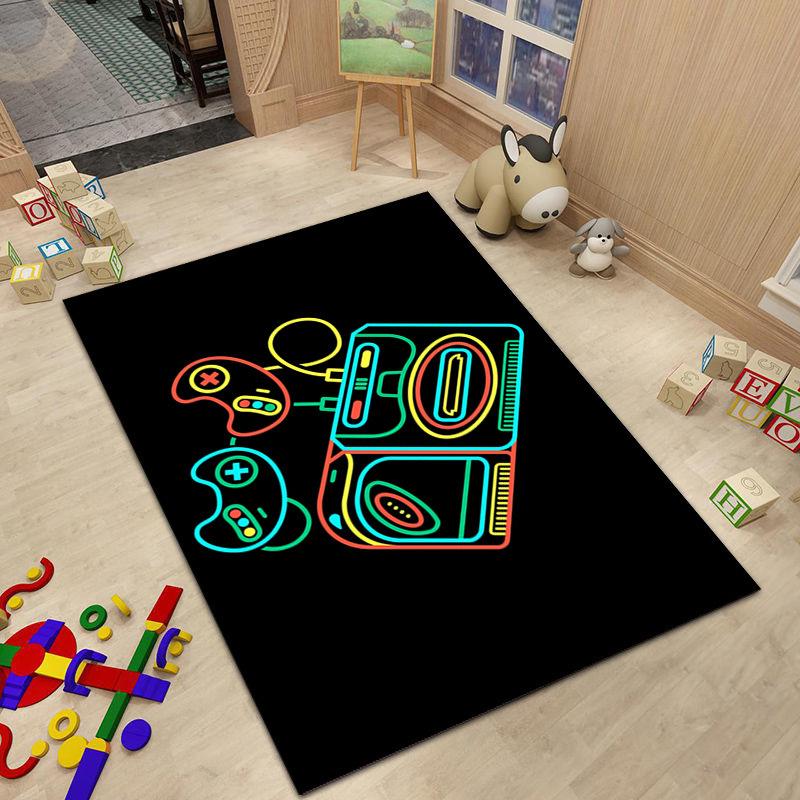 Patroon voor Gamer Controller voor Woonkamer Jongenskamer Grote Vloermat Kunstprint Huisgang Kinder Tapijt Decoratie Huis
