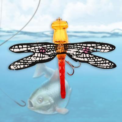 7.5cm/6.2g Libellula Esca Artificiale da Pesca Mosca da Superficie Esca Bionica Strisciante per la Pesca