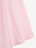 Rosegal Plus Size Halloween Skeleton Print Bell Sleeves Hooded High Low Dress