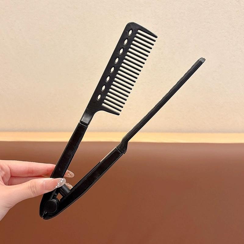 Straight Hair Brush, V-shaped Straightener, Straighten Hair, Suitable for Hair Salons, Special for Real Hair Wigs