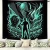 Onepunch Man Wall Tapestry Aesthetic Wall Hanging Printed Fabric Blanket Decorative Tapestries For Bedroom Living Room Home Decor