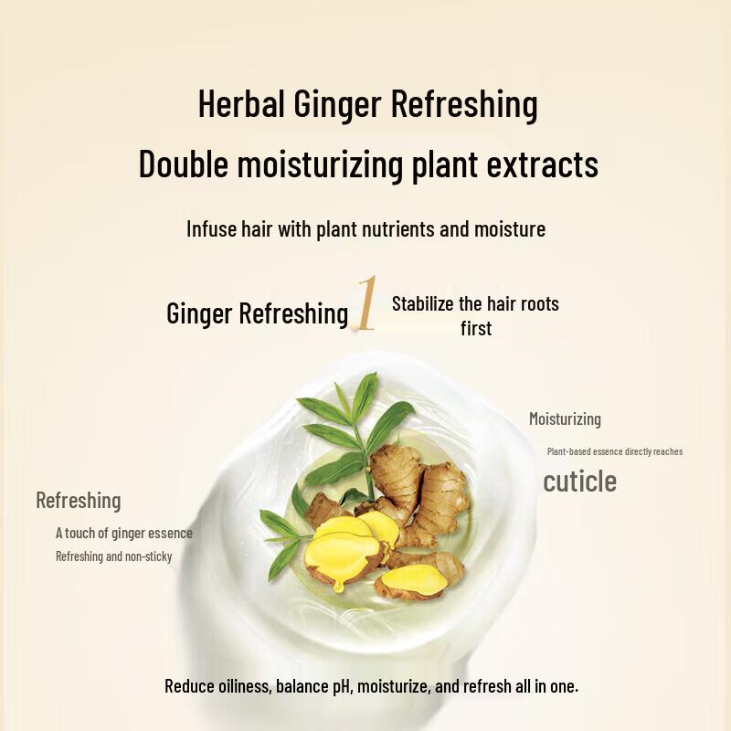 BaWang Ingwer Glättender & Volumengebender Haarspülung