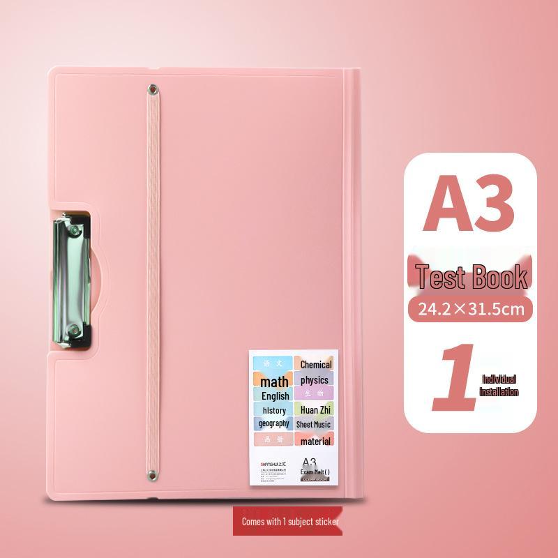 A3 Morandi Board: Test Paper & Document Clip for Organizing and Writing