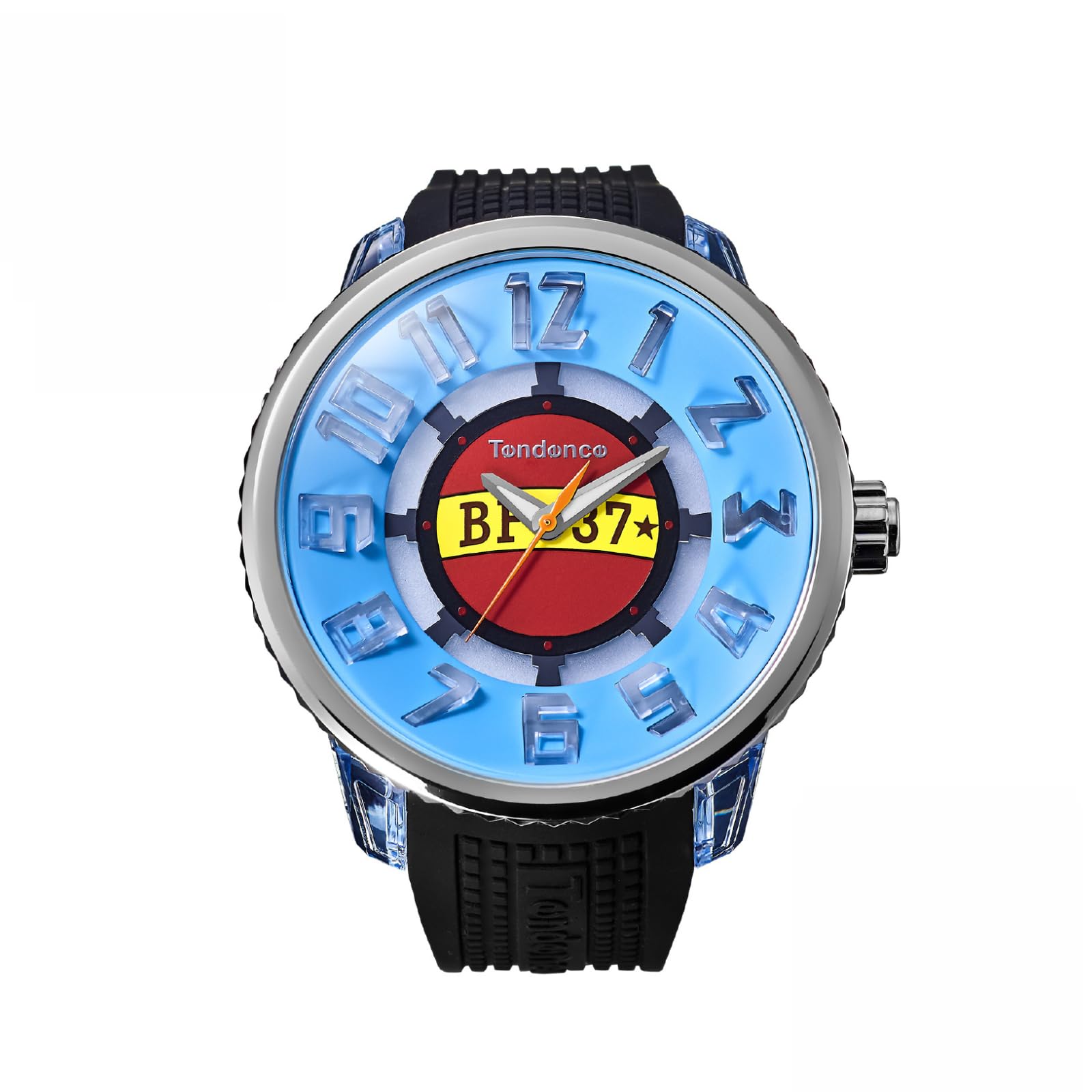 

TENDENCE One Piece Collaboration Franky Quartz 10 ATM Water Mineral Blue TY532028 Watch, Model, Movement, Resistance, Glass, Dial, Unisex, [Authentic] синій