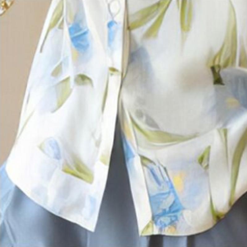 Klache Floral Sheer Mood Blouse B6m0014