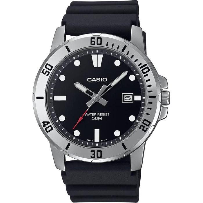 Casio Standard Analog Quartz Men s Watch MTP-VD01-1EV Military Black (Imported) Black MTP-VD01-1EV