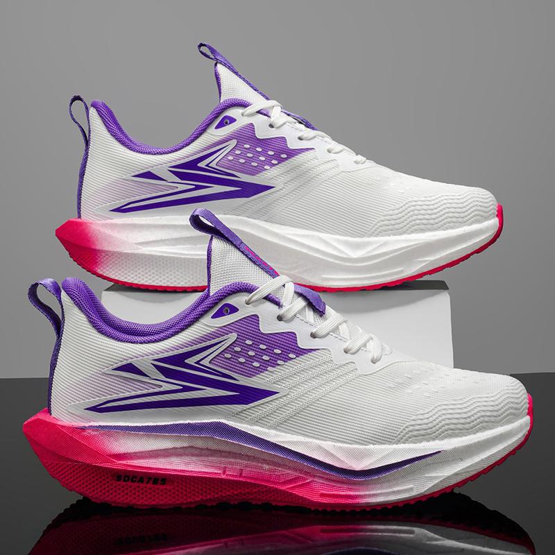 Men Sports Speciality Marathon Running Shoes Carbon Board Breathable Lightweight Women's Comfortable Athletic Nonskid Cushion Stability Sneakers