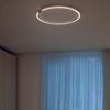 Modern LED Ceiling Light RoseGold Dimmable For Living Bedroom Dining - Circular Surface Mounted Home Lighting Fixtures Indoor