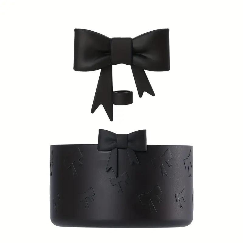 

Силиконовый защитный чехол Bow для Stanley 20/30/40 унций, Насадка-крышка для соломинки Bow для стакана Stanley 10 мм/0,4 дюйма, 2 шт. Аксессуары для стакана чёрный