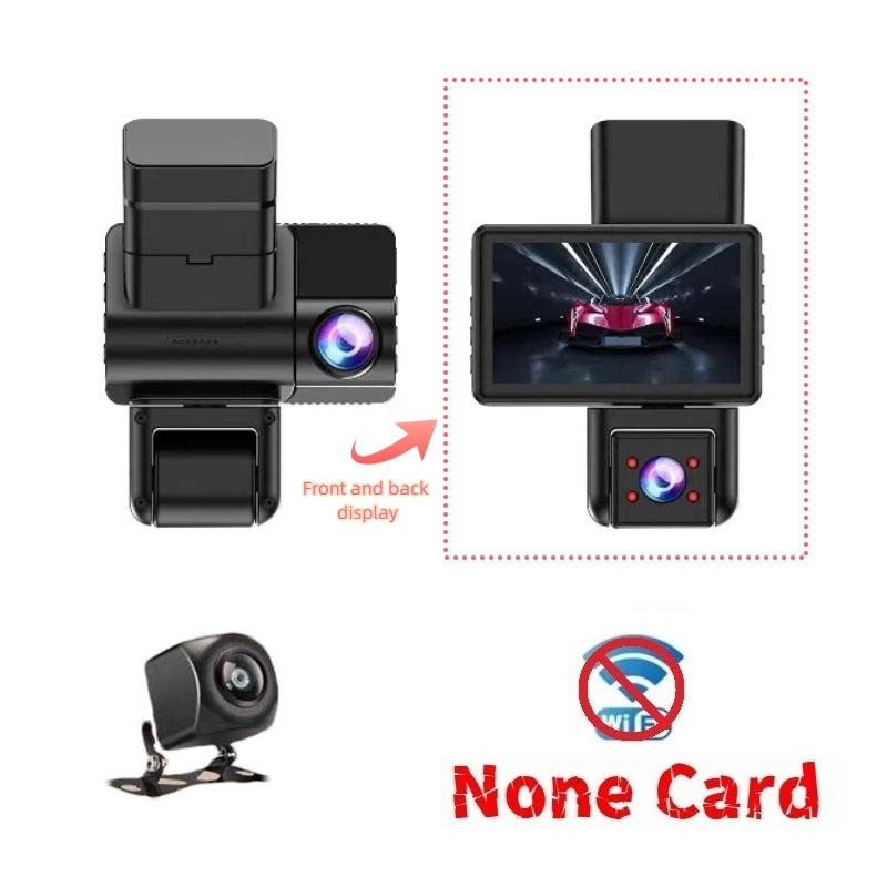 Dash Cam with Triple Recording, HD 1080P, WiFi, Infrared Night Vision, and Ultra-wide-angle Triple Lens