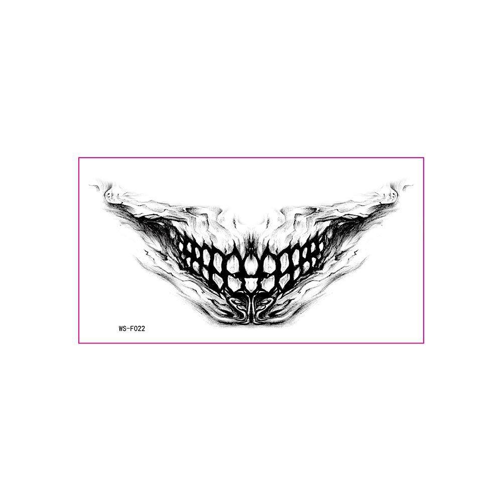 Long-lasting Zombie Cosplay Props Waterproof Bloody Makeup Tattoo Sticker  Party Supplies