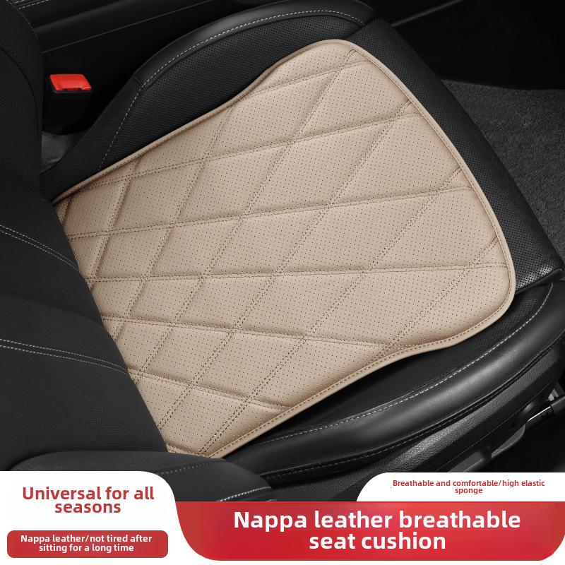 All-Season Nappa Leather Car Seat Cushions