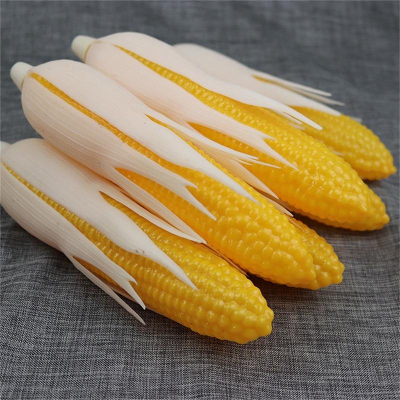 6Pcs Artificial Corn Realistic Fake Corn Simulation Corn Simulation Vegetable for Thanksgiving Decorations Photo Props