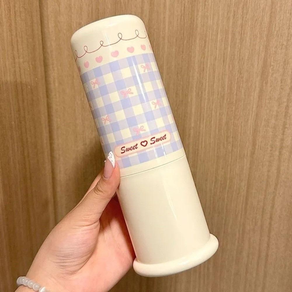 

Multipurpose Thickened Mouthwash Cup Portable Cartoon Travel Toothbrush Box Dust Proof Wash Cup Bathroom синій